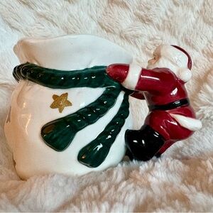 Charming Santa Claus Mug with Green and Red Accents